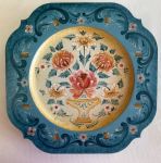 Sor Trondelag Square Plate Orginal Painting
